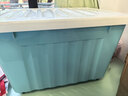 SPACEXPERT塑料收纳箱特大号储物箱学生书箱儿童玩具整理搬家打包周转箱 蓝色 【实测盛水容积36L】单只装 实拍图