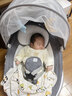 优乐博（ULOP）婴儿玩具0-1岁宝宝摇椅哄娃神器电动摇摇椅新生儿见面礼物满月 婴儿用品哄睡摇篮摇摇床【灰色】 [热卖TOP1] 哄睡神器婴儿摇摇椅 实拍图