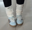 adidas「T头鞋」BARREDA板鞋德训鞋男女阿迪达斯轻运动 薄荷绿/汉玉白/树脂黄   44 实拍图
