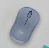 罗技（Logitech）M221 轻音鼠标 无线鼠标 办公鼠标 对称鼠标 带无线微型接收器 雾霭蓝 实拍图