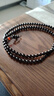 沐恩印度小叶紫檀手串老料108颗*8mm 高密度深色底SL1173 实拍图