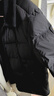 坦博尔轻薄羽绒服女短款翻领宽松舒适衬衫式女士外套330226D 黑色160 实拍图