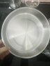 凌丰304不锈钢餐盘子菜碟家用菜盘家用圆盘加厚碟子骨碟菜盆 菜碟-内径24cm 实拍图