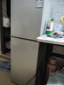 新飞冰箱小型租房用 一级能效冷 藏冷冻两用1-2人家用小冰箱 出租房双门电冰箱办公室两门 26年旗舰 90A142一级能效【旗舰升级】银 晒单实拍图