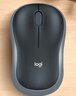 罗技（Logitech）M186鼠标（同M185外观） 无线鼠标 办公鼠标 对称鼠标 黑色灰边 带无线2.4G接收器 实拍图