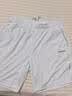 川崎（KAWASAKI）羽毛球服短裤男女中性款速干薄款运动裤Q3681 白色 M 实拍图