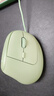 B.O.W航世 M190U 人体工学有线鼠标 办公电脑垂直立握式鼠标 作图建模通用静音鼠标 抹茶绿 实拍图