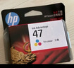惠普（HP）47原装大印量彩色墨盒 适用hp 4825/4826打印机 实拍图