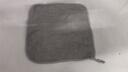 擦车专用毛巾高级洗车专用毛巾加厚强吸水不掉毛无痕擦车布擦车巾 一条装星空灰-强力吸水+不伤车漆 专业擦车巾（小号）30*30cm 实拍图