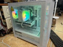 长城（Great Wall）冰霜X3W白色电脑机箱（MATX/360水冷位/磁吸翻门/细网孔金属面板/U3/9风扇位/五槽PCI/兼容5080） 实拍图
