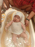 世纪宝贝（babyhood）小鳄鱼浴盆 婴儿洗澡盆0-6岁宝宝可折叠澡盆加大款 带可调节浴架 实拍图