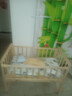 邦姌婴儿床多功能无漆实木儿童床双层可加长新生儿宝宝床可拼接大床 婴儿床+龙宝宝床品（加厚） 单层大床（102*60cm）0-3岁 实拍图