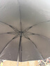 天堂 加大雨伞三折 晴雨两用商务伞经典格纹10骨大雨伞男女 藏青 实拍图