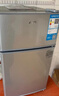 奥克斯小冰箱家用小型迷你冷藏冷冻两用出租房宿舍用节能省电寝室办公室电冰箱 【净化去味】126银色【高效保鲜 铜管速冷】22L 实拍图