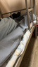 老粗布100纯棉床单单件宿舍单人全棉加厚床笠棉麻条纹被单三件套 【吸湿透气 亲肤舒睡】高级灰 床单150x230cm【适用于1.2米床】 实拍图