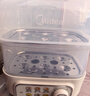 美的（Midea）煮蛋器蒸蛋器 双层家用迷你小蒸锅 早餐 鸡蛋羹自动断电防干烧便携式家用MZ-ZDE2015 实拍图