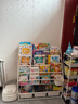 SOFS儿童书架绘本架简易落地宝宝小书柜铁艺幼儿置物架书本玩具收纳架 XL码 (5+2)层 3盒 实拍图
