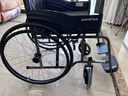 鱼跃(yuwell)轮椅车H051折叠老人轻便旅行手推车钢管免充气胎代步车 实拍图