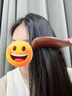 紫韵梳香大号整料黄桃木梳子女士男士养生经络按摩梳细齿赛檀木梳子M-12 实拍图