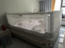 丸丫K2婴儿床围栏防摔防护栏床边防掉档板免打孔斜床头专用三面1.8*2 实拍图