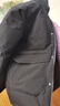 京东京造羽绒服男短款男士连帽滑雪服派克服外套男新衣送礼 黑色 L 实拍图