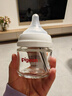 贝亲（Pigeon）【新生儿第一个奶瓶】玻璃奶瓶宽口径奶瓶80ml SS号奶嘴 0月+ 实拍图