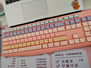 B.O.W航世 K161D 无线蓝牙双模键盘 家用办公平板手机笔记本电脑通用轻音键盘106键 渐变甜心粉 实拍图