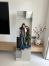 小匠材全身镜落地穿衣镜卧室衣帽间落地镜镜子宿舍铝合金贴墙镜白50*160 实拍图