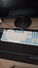 达尔优（dareu）EK815机械合金版机械键盘 有线电竞游戏键盘 87键多键无冲 笔记本电脑键盘 白蓝茶轴 实拍图