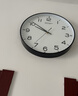 康巴丝（Compas）挂钟客厅钟表 简约石英钟表挂墙时钟 3294A 黑色 实拍图
