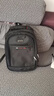 袋鼠双肩包男士背包大容量行李旅游包学生书包女初中商务笔记本电脑包 黑色配红标 实拍图