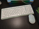 CHERRY樱桃 DW2380无线键鼠套装升级版98键轻音薄膜键盘鼠标笔记本电脑可爱女生外接婺源绿 实拍图