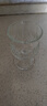 【京东物流】冰川纹玻璃杯时尚潮流ins风果汁杯酒杯水杯 浮雕玻璃酒杯 190ml1只 实拍图