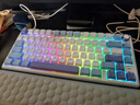 RK R75Pro游戏机械键盘无线蓝牙有线三模电竞专用电脑办公客制化75配列81键便携侧刻麻将音RGB背光 R75Pro-奶芋-烟雨轴V2-三模 实拍图