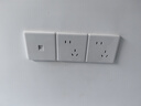 德力西(DELIXI)开关插座面板 CD815系列 16A三孔空调插座 QSE86S16 实拍图