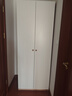 全友家居奶油风二门衣柜卧室家用出租房靠墙落地收纳储物柜子成品衣橱 实拍图