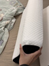 海澜之家（HLA）A类深度护睡眠记忆棉枕头芯慢回弹宿舍单人制式颈椎枕家用一对装 白色【慢回弹】记忆枕 A类 一对 60*40*12/10cm/枕芯重约:1100g 实拍图