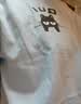 名创优品（MINISO）短袖t恤男士夏季新款重磅纯棉上衣服休闲宽松半袖体恤 白 3XL 实拍图
