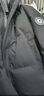 鸭鸭（YAYA）王一博同款反季羽绒服男士短款冬季新款青少年休闲防寒保暖外套DY 黑色-YE5B006142D 2XL 实拍图