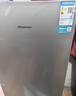 海信186L两门小冰箱二级能效直冷小户型租房宿舍家用电冰箱银色BCD-186S1RNKQD 实拍图