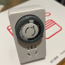 德力西（DELIXI）定时插座/定时开关 定时器排插 电动车防过充 24小时循环 国标电子通断电  实拍图