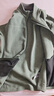 迪卡侬（DECATHLON）保暖户外抓绒衣外套男女运动宽松秋摇粒绒外套冲锋衣内胆 男款-全拉链-墨绿色 L 实拍图