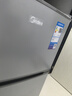 美的（Midea）112L两门小冰箱灰色双温小冰箱迷你家用宿舍租房灵活摆放节能低音深冷速冻 BCD-112CM 实拍图