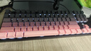 惠普（HP）GK200机械键盘有线办公游戏键盘 20种背光灯效 87键电竞键盘鼠标套装电脑外设键鼠 侧刻黑莓粉【青轴】白光 实拍图