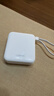 VENIDER【热销1000W+丨2025年新款小方块】充电宝国家3C安全认证可上飞机高铁小巧自带双线适用于苹果华为 云朵白丨Mini自带双线10000mAh 10000毫安大容量丨最新国标3C认证丨 实拍图