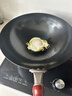 爱仕达（ASD）炒锅极铁无涂层不锈锤纹精铁家用炒菜锅32cm燃气电磁炉通用A16 实拍图