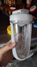 贝瑟斯 摇摇杯水杯运动健身水杯奶昔杯子代餐杯蛋白粉搅拌杯子680ML白色 实拍图