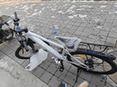 永久锂电池助力电动自行车禧玛诺变速超长续航山地车男女士双碟刹单车 F58多彩白【助力续航约50-60KM】线碟 27.5英寸 实拍图