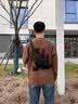 回力新款便携胸包男士斜挎包休闲大容量腰包手机随身多功能轻便小背包 黑色【带绳子挂件】 实拍图