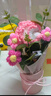 柏爱针织康乃馨抱抱桶永生花生日礼物女送妈妈母亲节伴手礼手工花束 实拍图